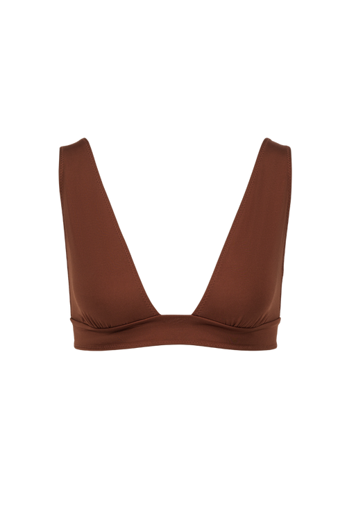 Top foulard Josie - Marron