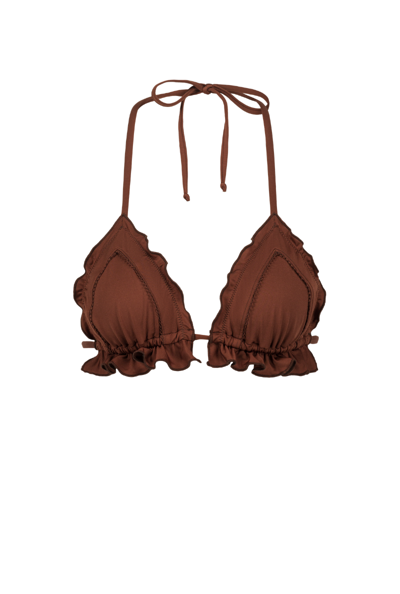 Nancy triangle top - Brown