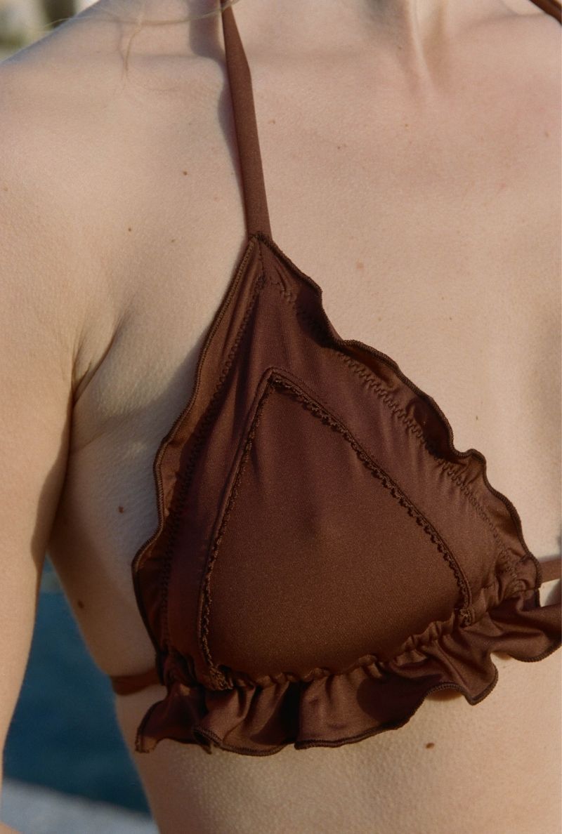 Nancy triangle top - Brown