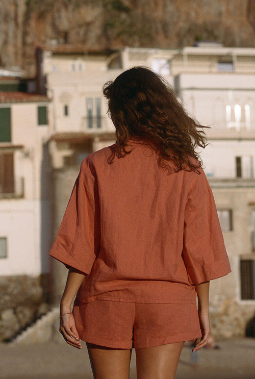 Chemise Edith - Terracotta