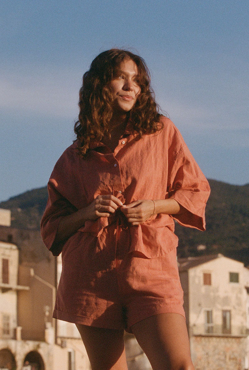Chemise Edith - Terracotta