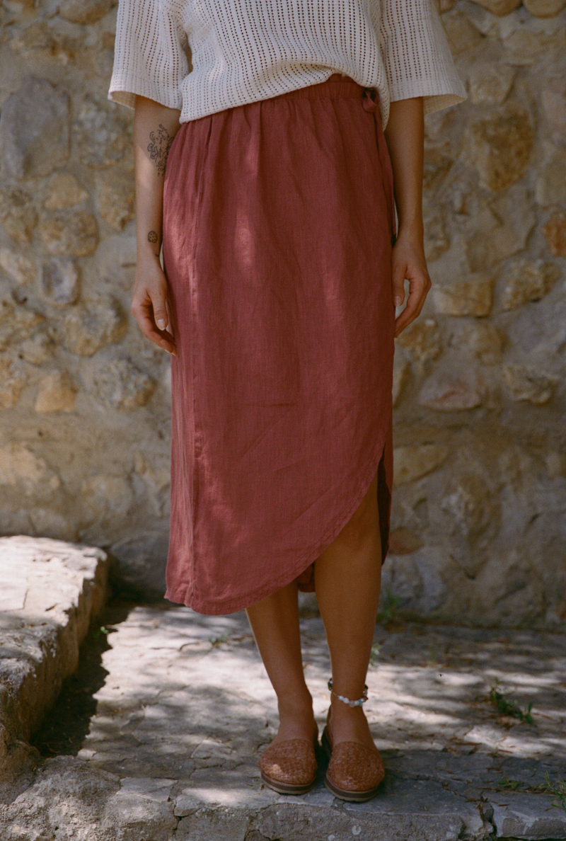 Susan Skirt - Terracotta