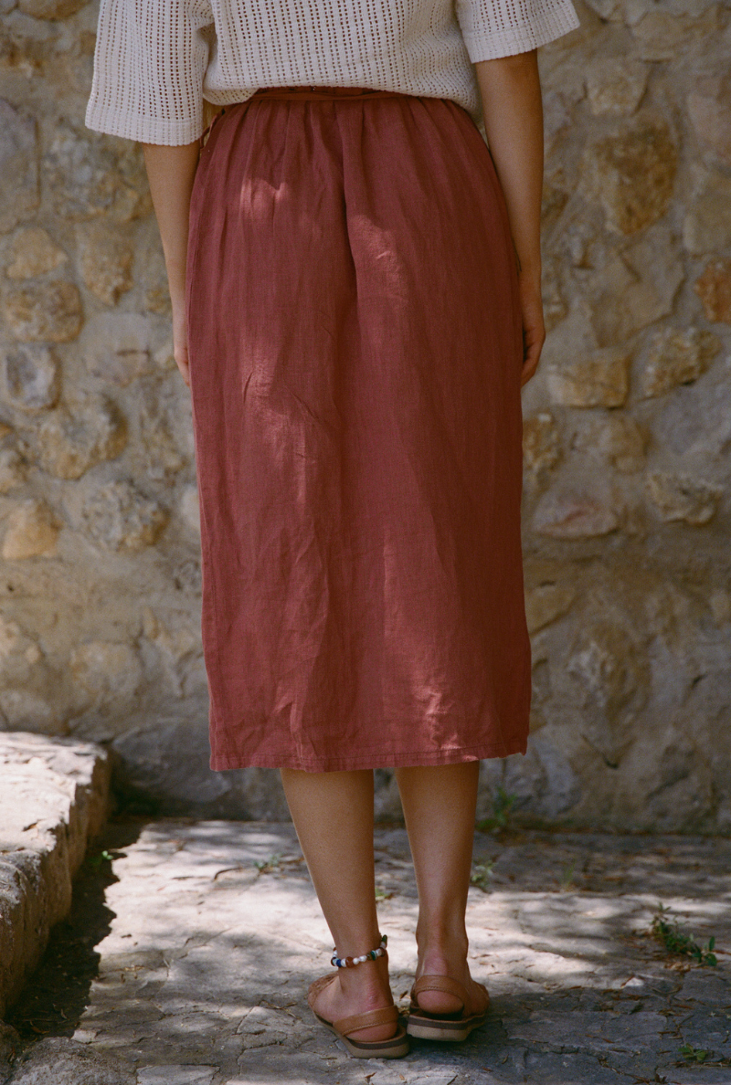 Susan Skirt - Terracotta
