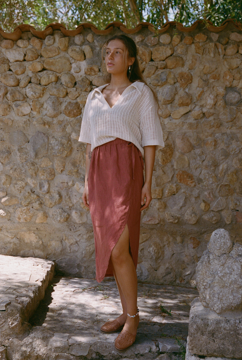 Susan Skirt - Terracotta