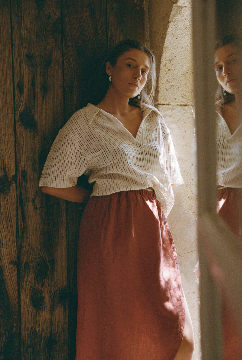 Susan Skirt - Terracotta