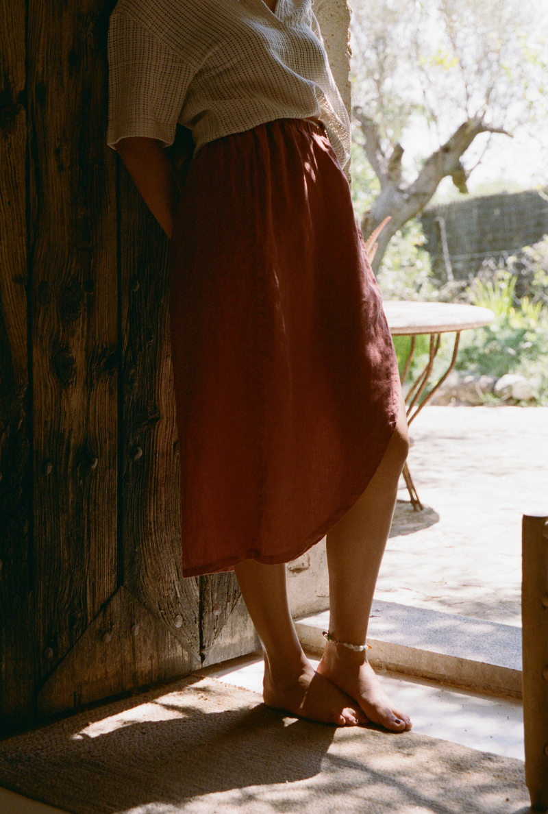 Susan Skirt - Terracotta