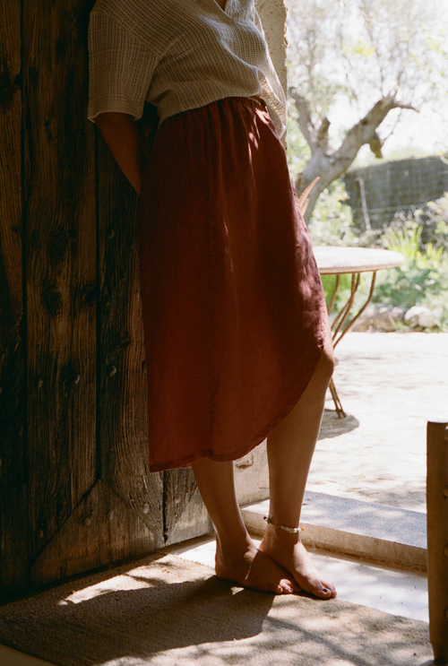 Susan Skirt - Terracotta