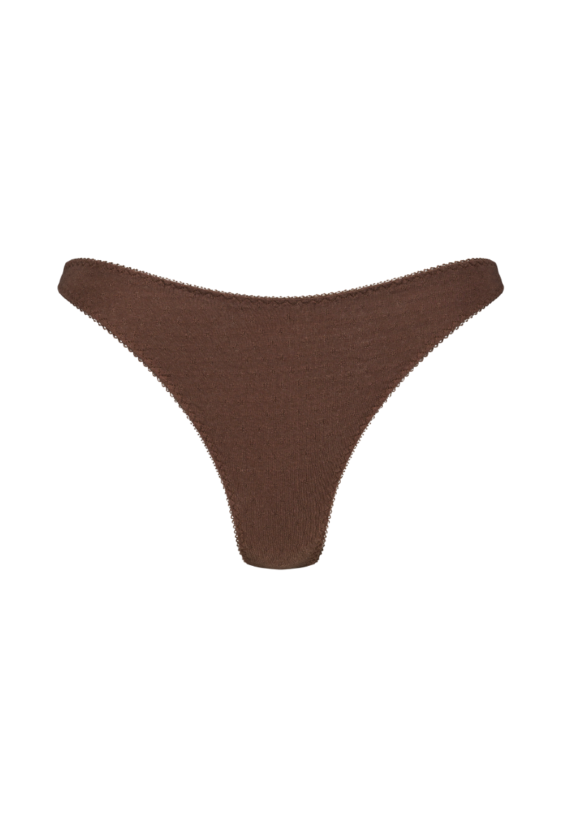 Tanga intemporel - Marron