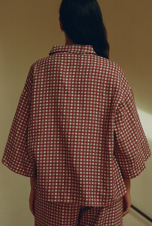 Mimosa Red Gingham Shirt