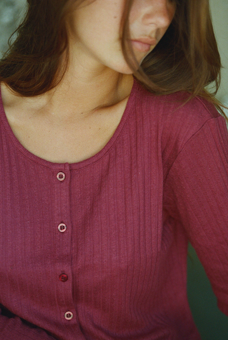 Maud Top - Plum