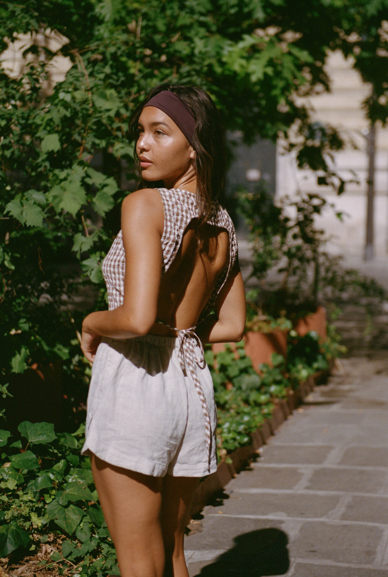 Acha Short - Ecru