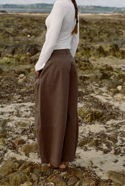 Pantalon Liza - Marron
