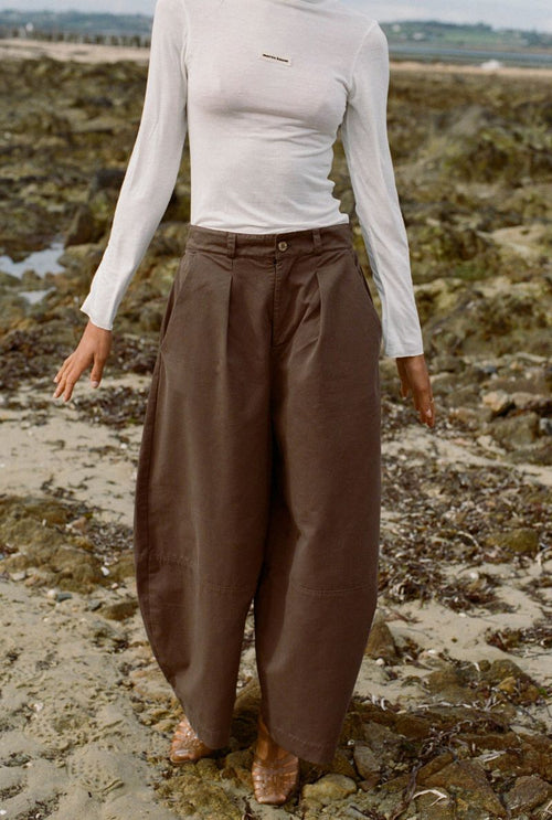 Pantalon Liza - Marron