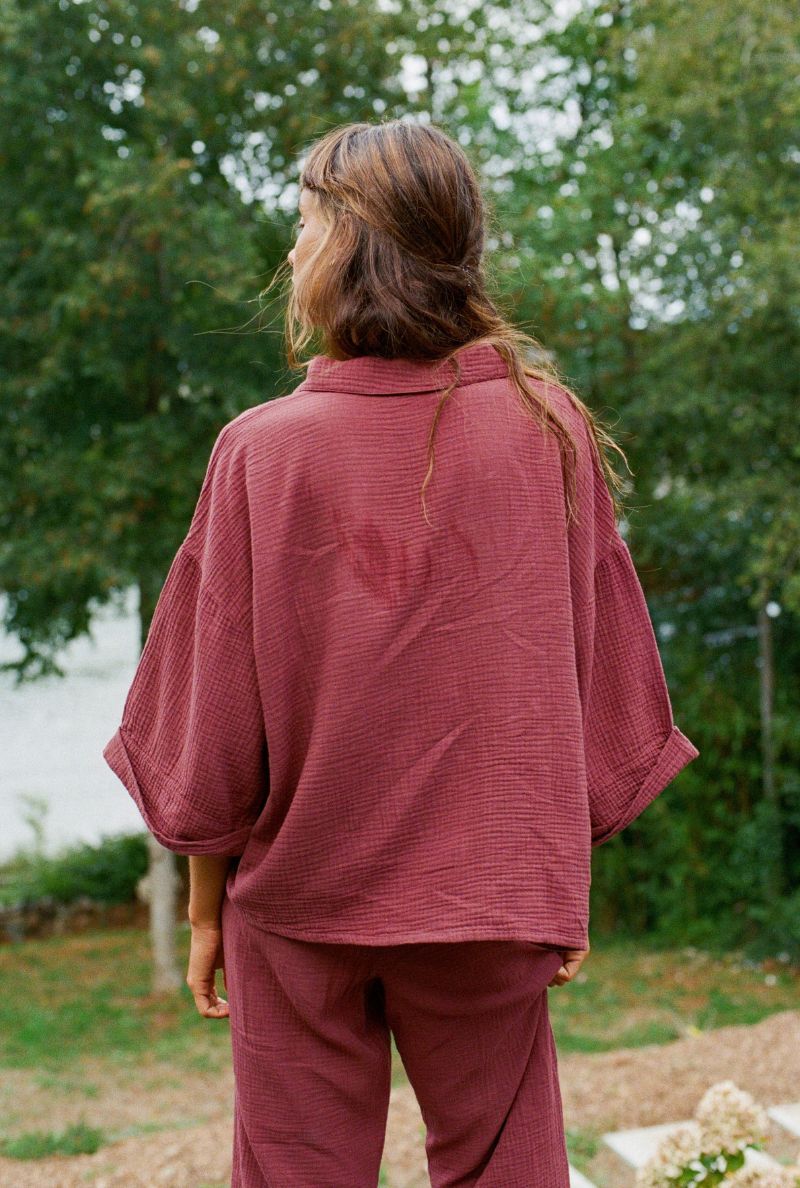 Chemise Axelle - Prune
