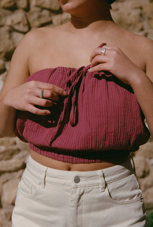 Top Clara - Prune